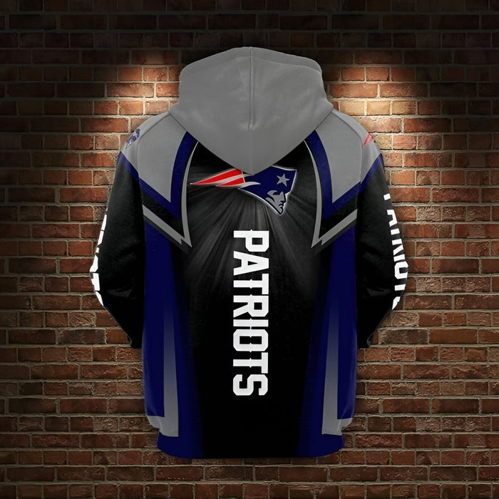 New England Patriots Football Zip Up Hoodie And Pullover