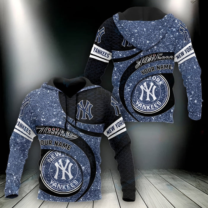 Customizable New York Yankees Baseball Team Hoodie