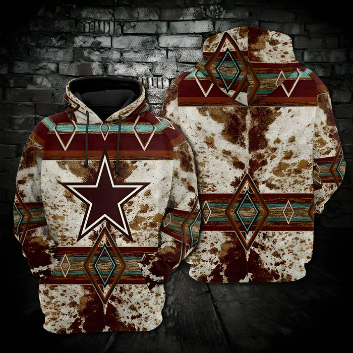 Rustic Western Dallas Cowboys Hoodie