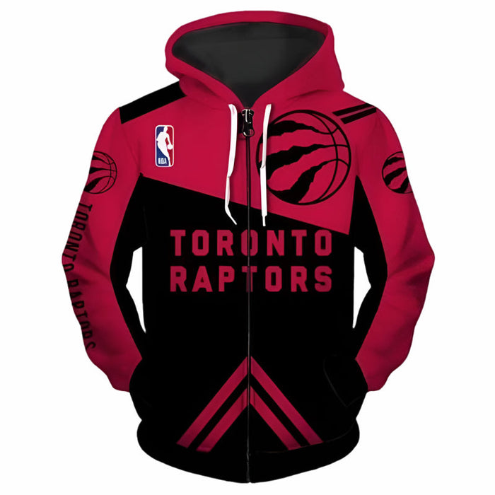 Toronto Raptors Printed Cozy Hoodie