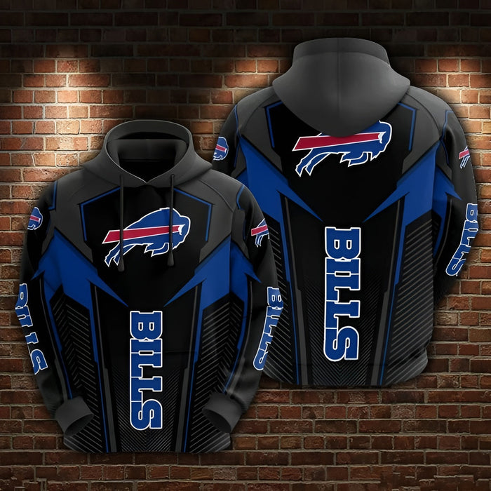 Buffalo Bills Football Team 3D Zip Up Hoodie And Pullover