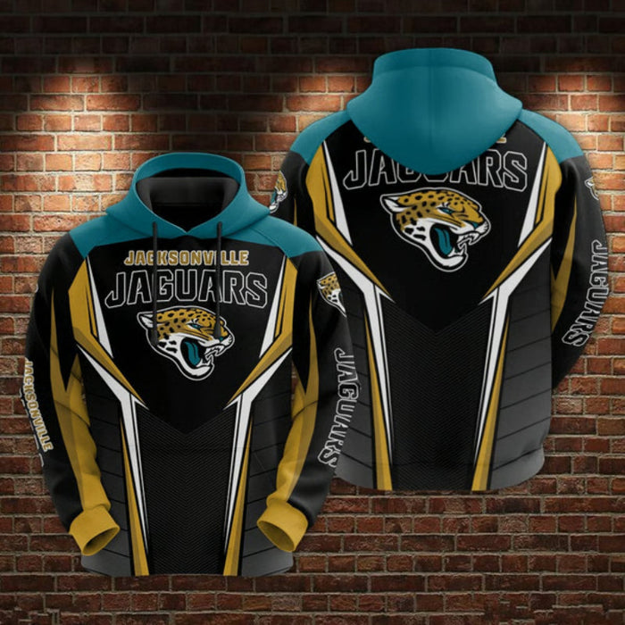 Jacksonville Jaguars Printed Football Team Hoodie