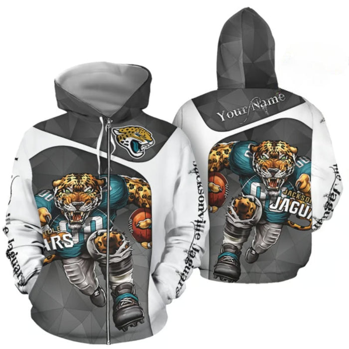 Personalized Jacksonville Jaguars Team Hoodies