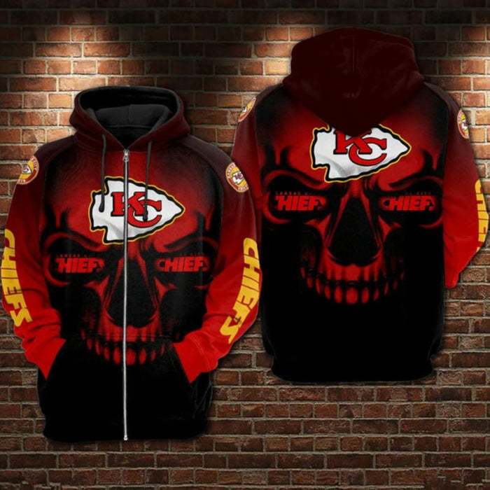 Kansas City Chiefs Hoodie With Bold Design