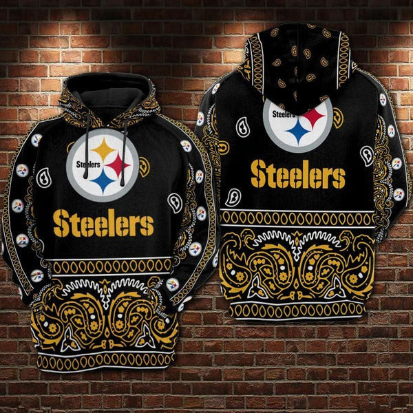 Pittsburgh Steelers Themed Comfy Printed Hoodie