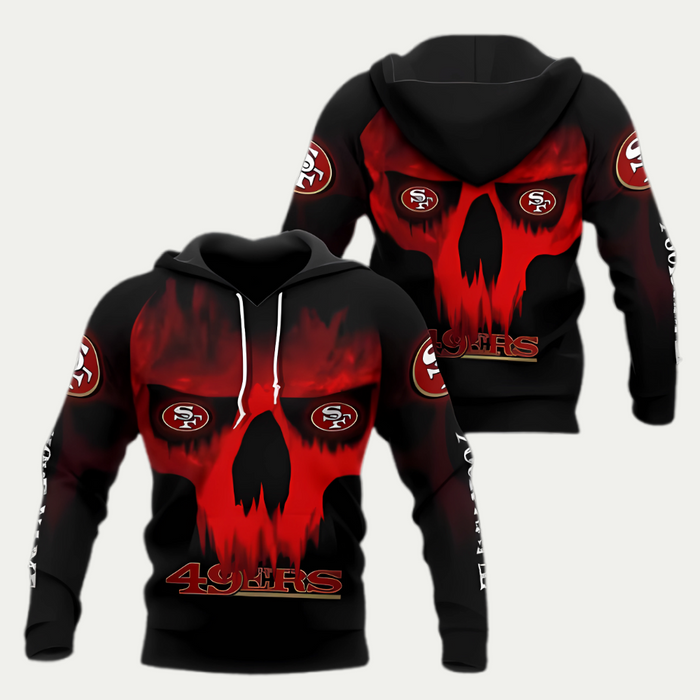 Bold Flame Inspired San Francisco Style Hoodie