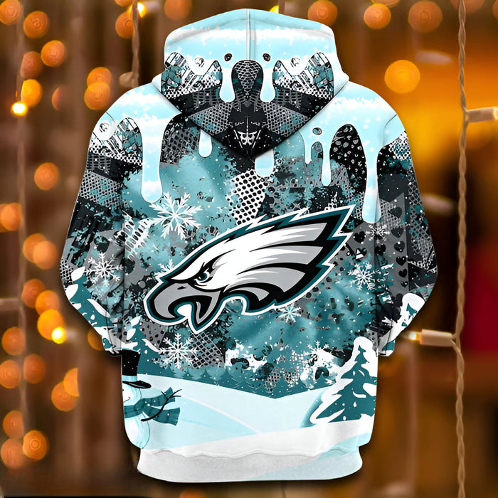 Philadelphia Eagles Christmas Celebration Hoodie