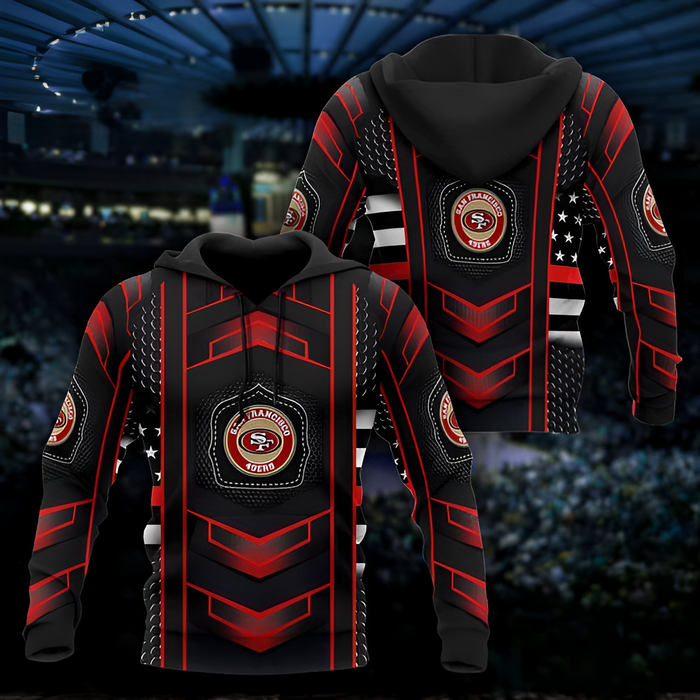 San Francisco Fan Hoodie With Team Graphics