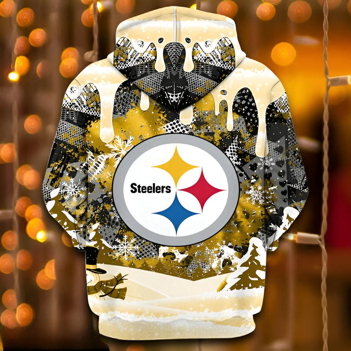 Pittsburgh Steelers Football Team Themed Hoodie