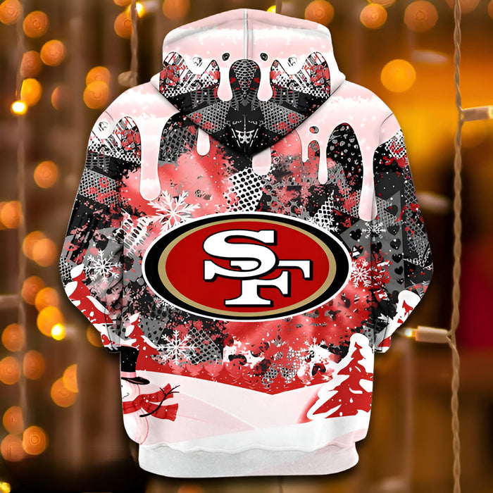 San Francisco Team Hoodie With Cartoon Design