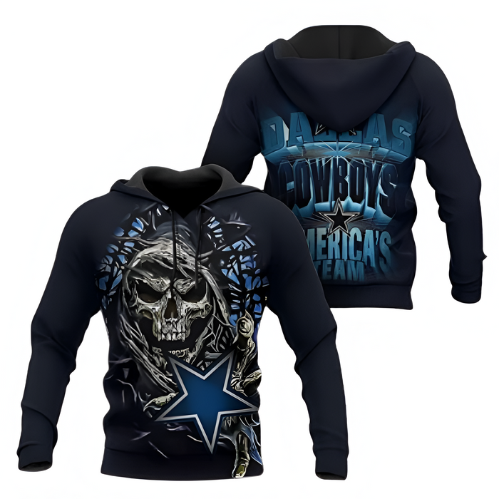 Dallas Cowboys Gothic Designed Hoodie