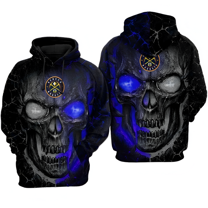 Denver Nuggets Designed Dark Themed Hoodie