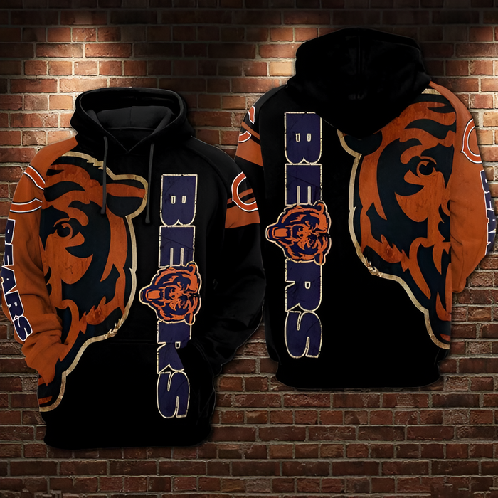 Chicago Bears Design Hoodie For Casual Wear