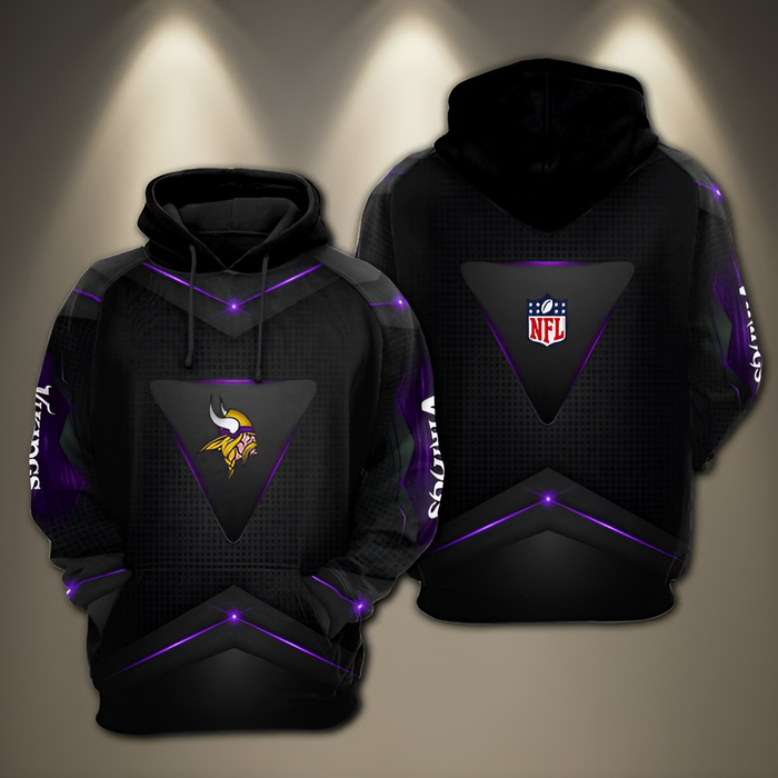 Modern Minnesota Vikings Graphic Hoodie