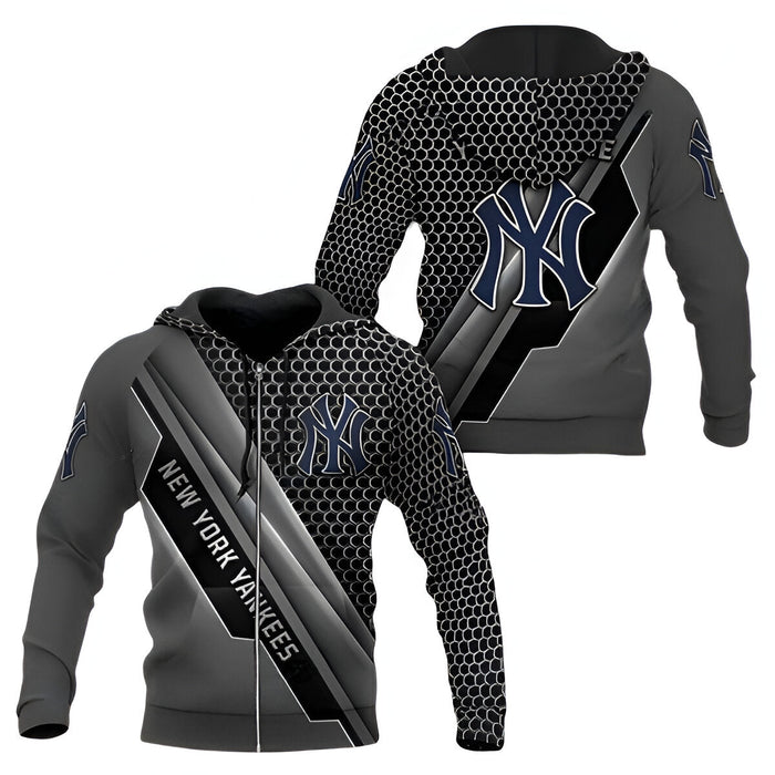 Custom New York Yankees Team Theme Hoodie