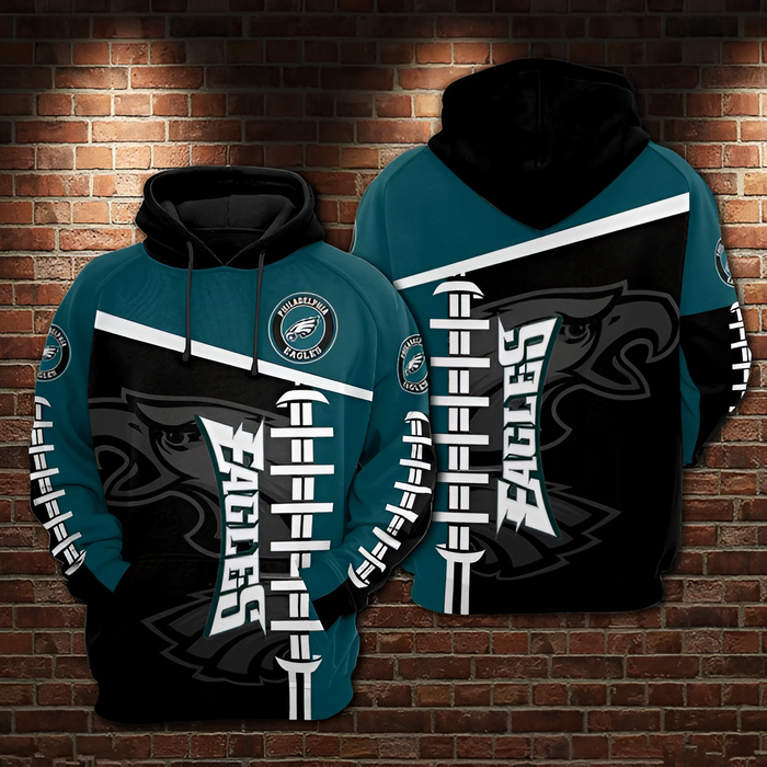 Philadelphia Eagles Inspired Graphic Hoodie