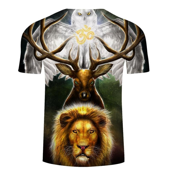 Lion & Deer Duo T-Shirt