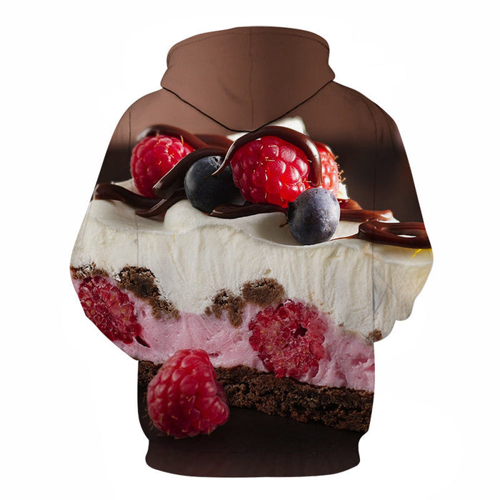 3D 3 Layers of Cake Hoodie Pullover