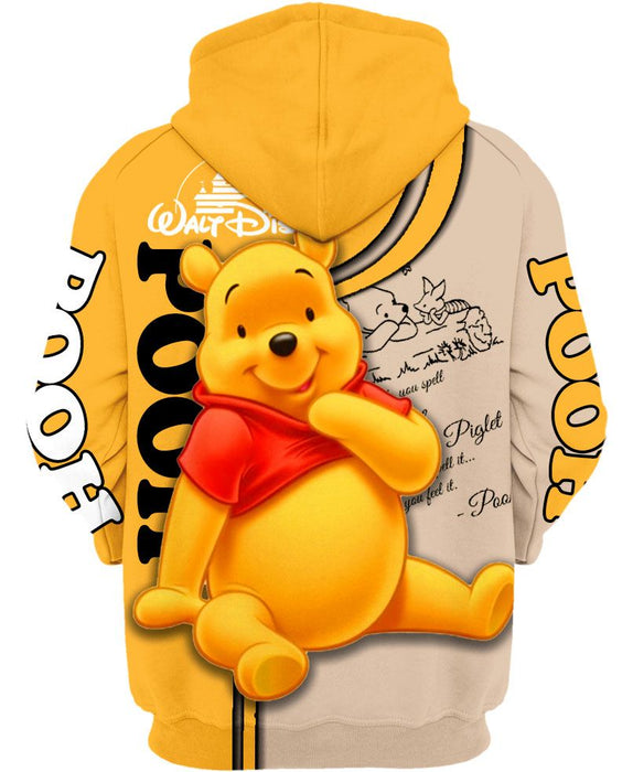 Winnie The Pooh Zip-up Hoodie — Zipy Hoodie