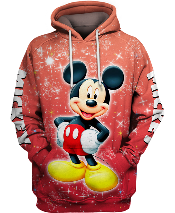 Red Mickey Mouse Hoodie