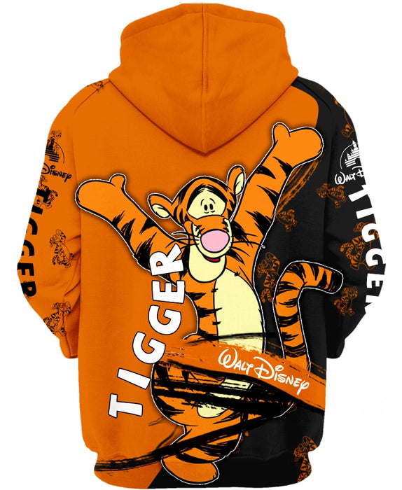 Black & Orange Tigger Hoodie