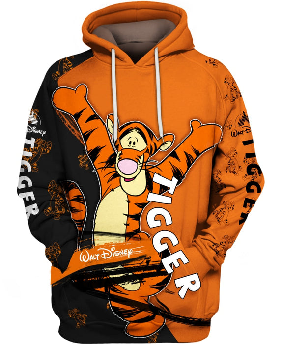 Black & Orange Tigger Hoodie