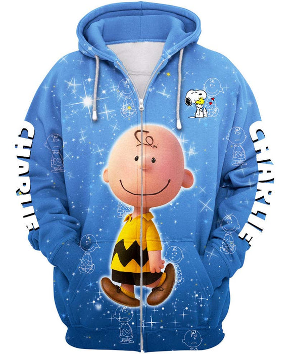 Charlie Brown Zip-up Hoodie