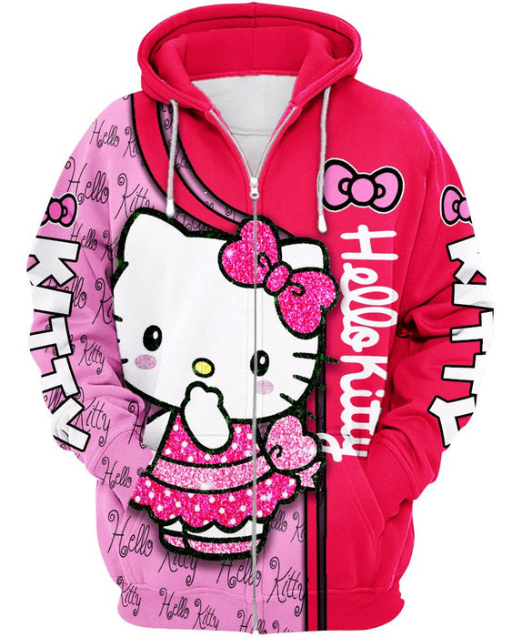 Hello Kitty Zip-up Hoodie