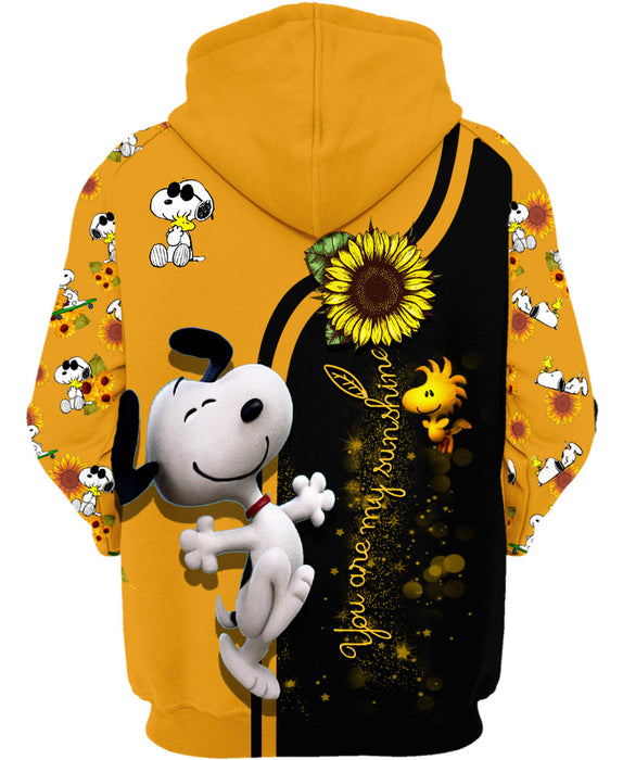 Adorable Snoopy Zip-up Hoodie