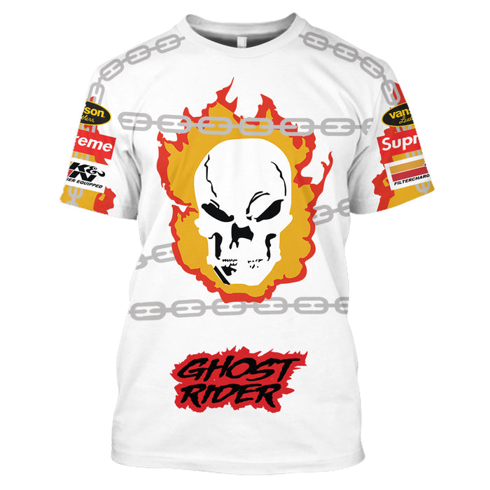 Ghost Rider Skull T-Shirt