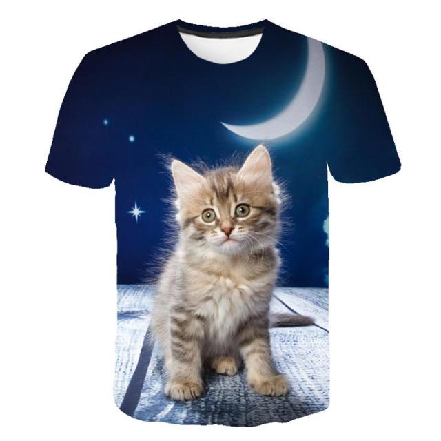 Moonlight Baby Kitten T-Shirt