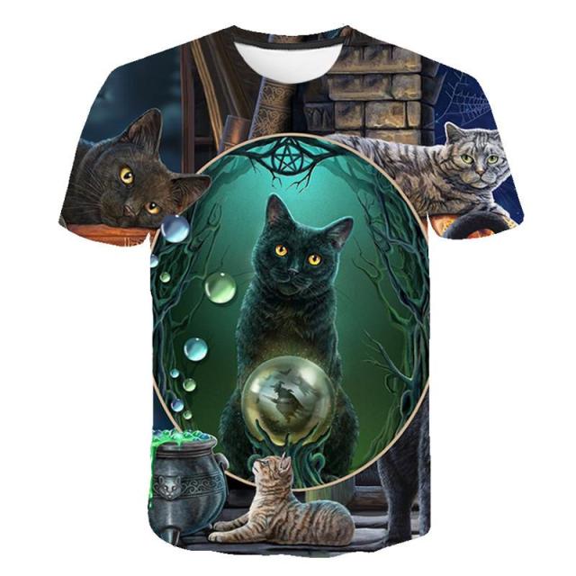 Magical Black Cat T-Shirt