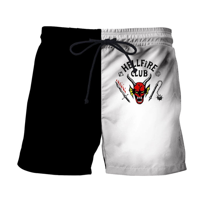 Stranger Things Hell Fire Shorts