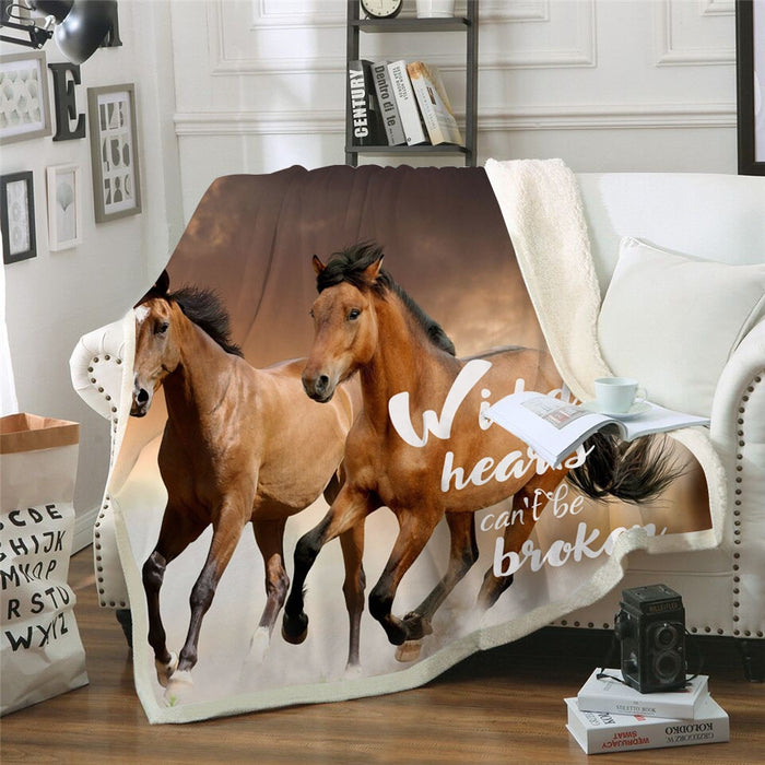Wild Horse Blanket Quilt