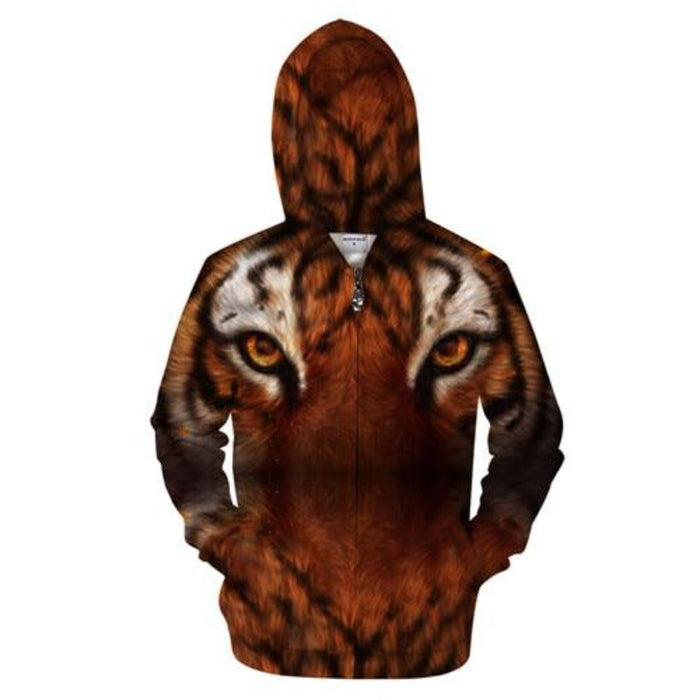 Tiger Zip-up Hoodie