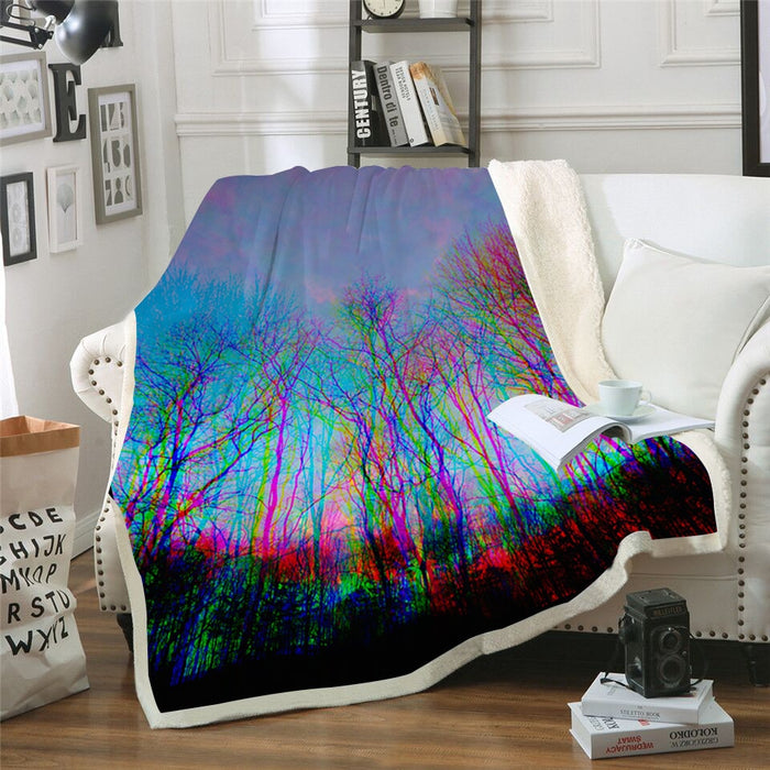 Prism Woods Blanket Quilt