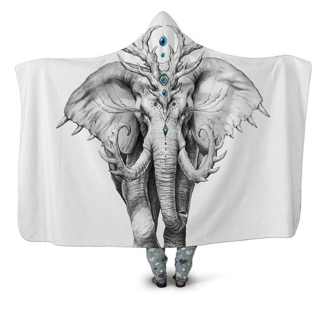 Elephant Soul Blanket Hoodie