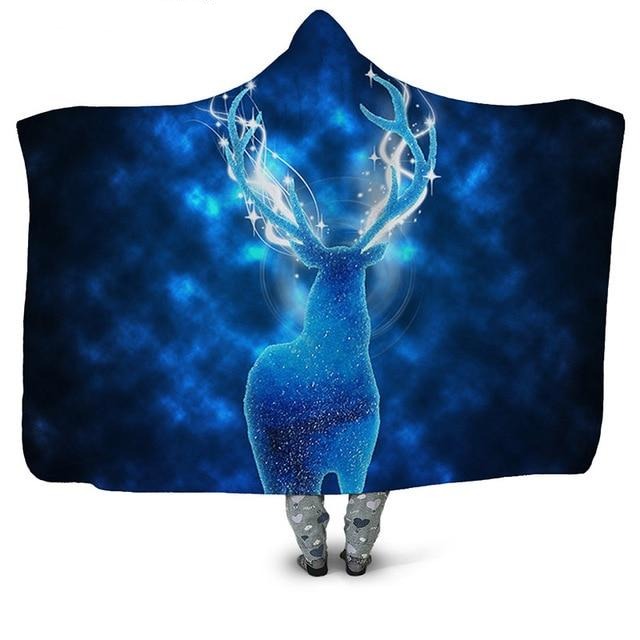 Galaxy Deer Blanket Hoodie