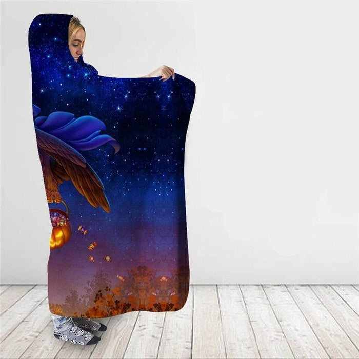 Witch Owl Blanket Hoodie