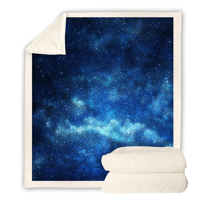 Blue Galaxy Blanket Quilt