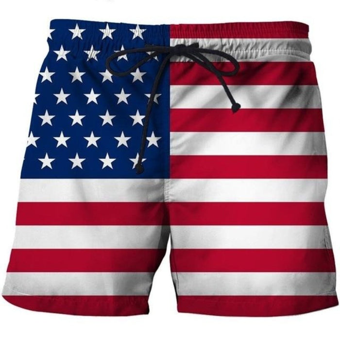 USA Flag Shorts