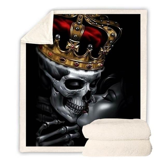 Skull King Blanket Quilt