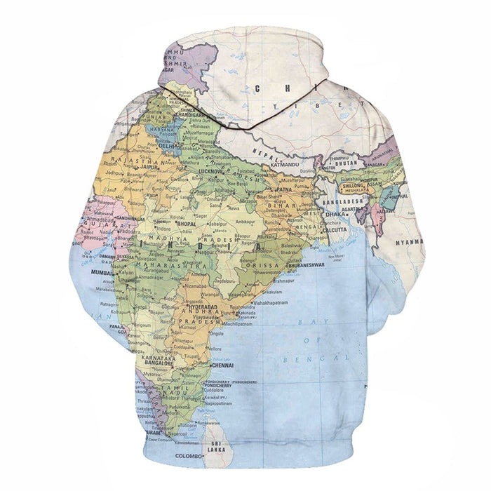 World Map Hoodie