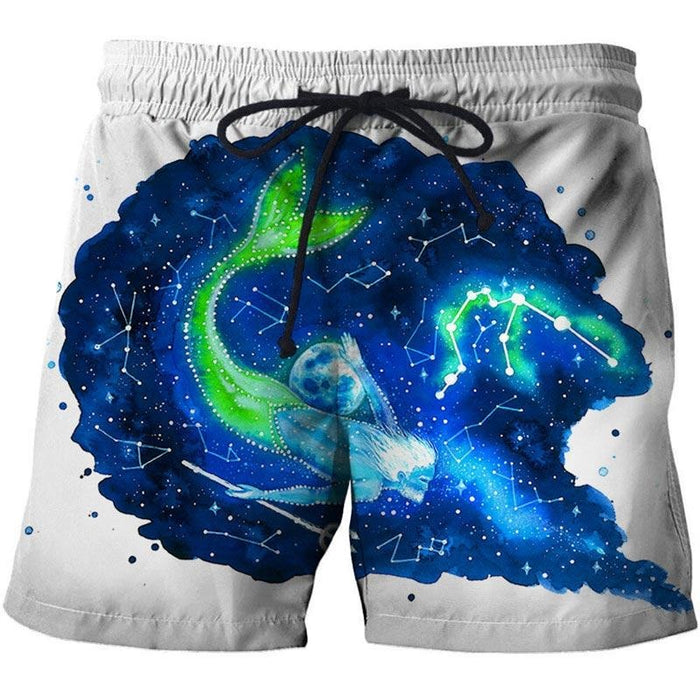 Mermaid Constellation Shorts