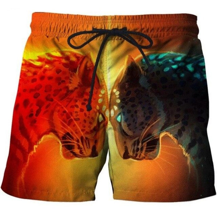 Fire & Ice Leopards Shorts
