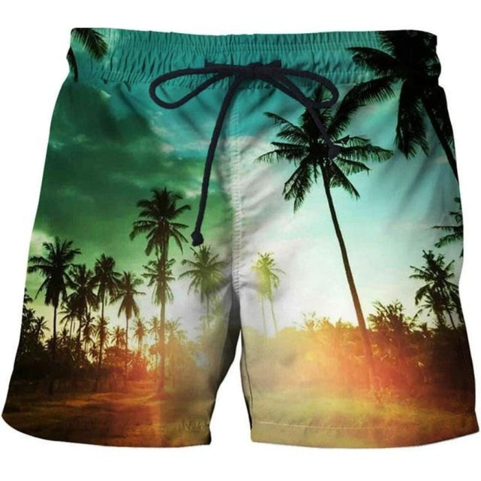 Sunshine & Palm Tree Shorts