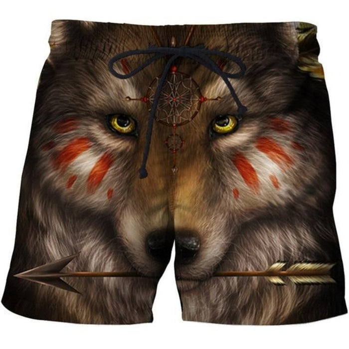 Wolf With An Arrow Shorts