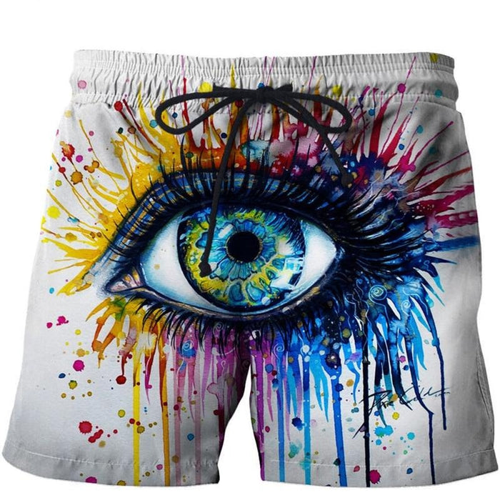 Rainbow Eye Shorts