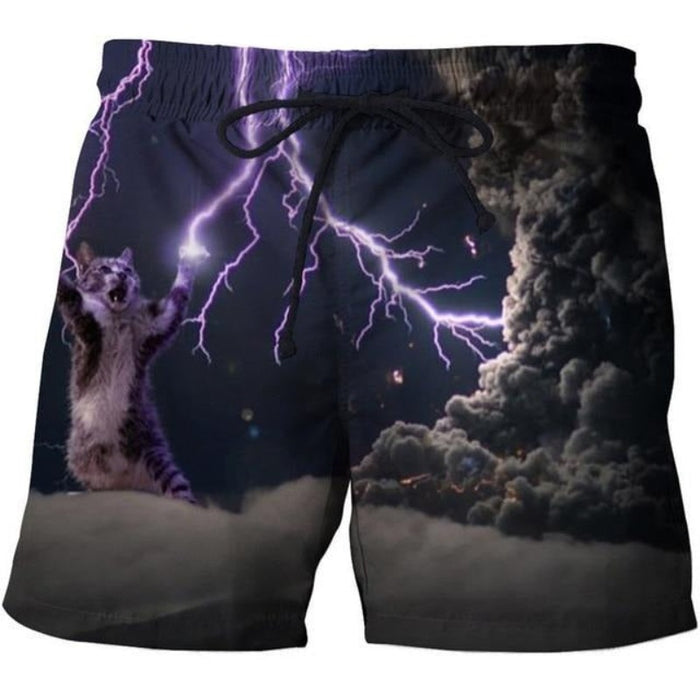 Cat Lightning Shorts
