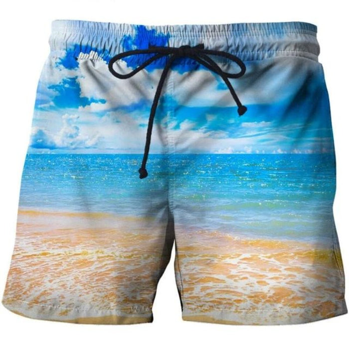 Blue Sky Beach Shorts